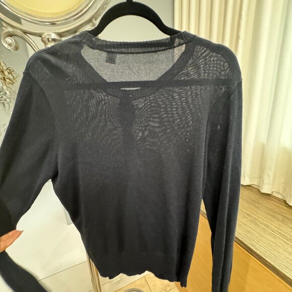 Anne Klein Navy Cardigan - Picture 5 of 10